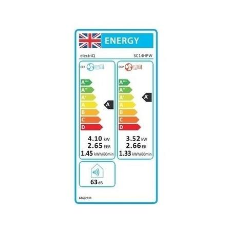 GRADE A1 - electriQ SupremeCool 14000 BTU Quiet Smart Portable Air Conditioner with Heat Pump