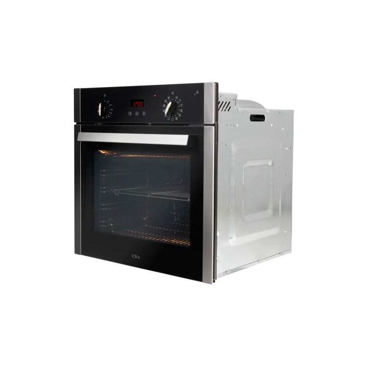 Refurbished CDA SC360SS 60cm Single Built In Electric Oven Stainless Steel