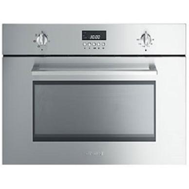 Smeg SC445MCX1 Cucina 45cm High Combination Microwave Oven - Stainless Steel