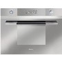 GRADE A1 - As new but box opened - Smeg SC45MCSG2 Linea Compact Combination Microwave Oven - Silver Glass