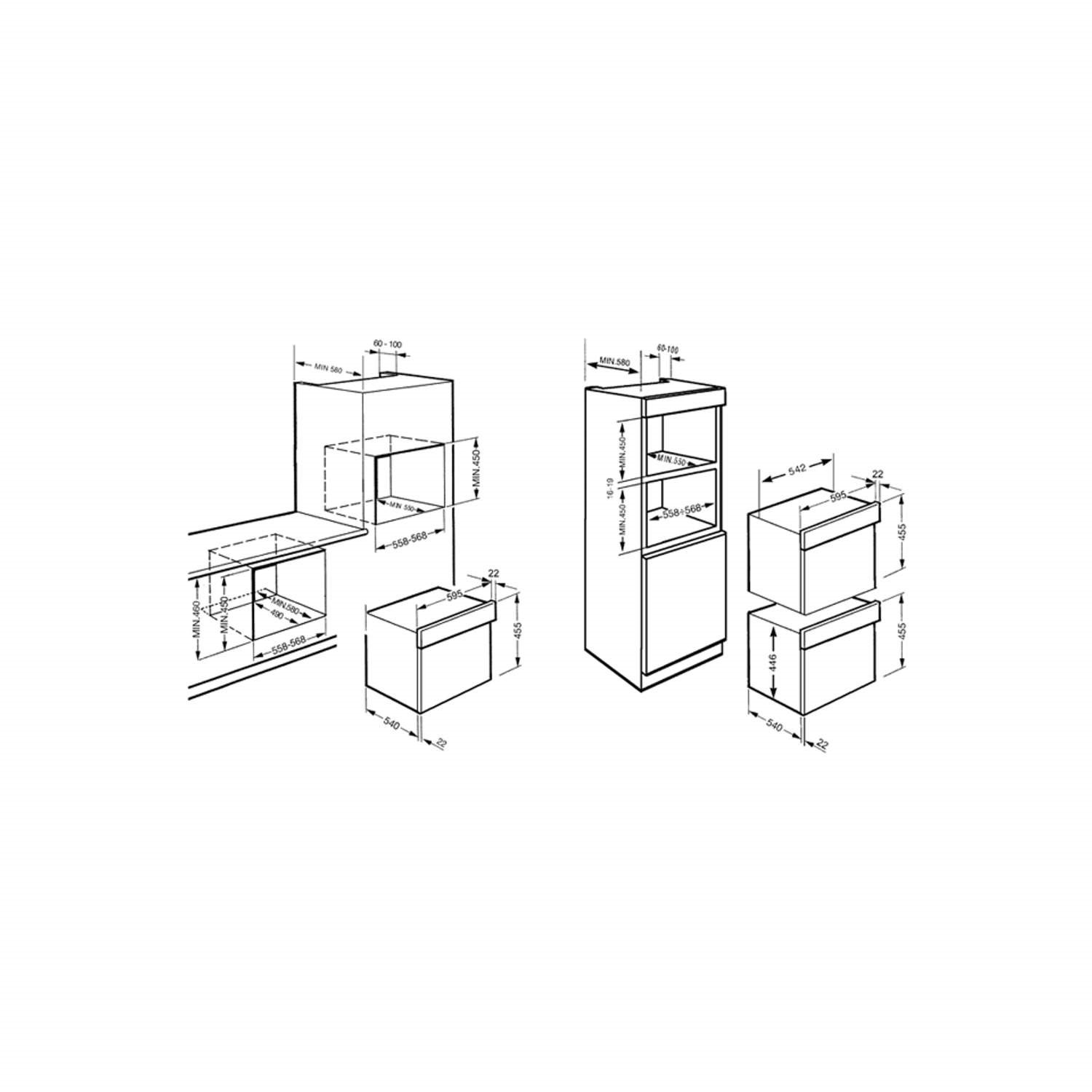 Высота духового шкафа в пенале. Микроволновая печь Smeg sc45m2. Микроволновая печь встраиваемая Smeg sf4101ms. Духовой шкаф с СВЧ Smeg sc45mc2. Встраиваемая микроволновая печь Smeg SC 45mne2 mp822po.