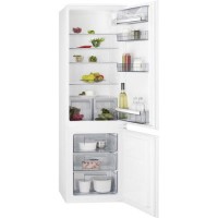 GRADE A2 - AEG SCB61811LS 54cm Wide 60-40 Integrated Upright Fridge Freezer - White