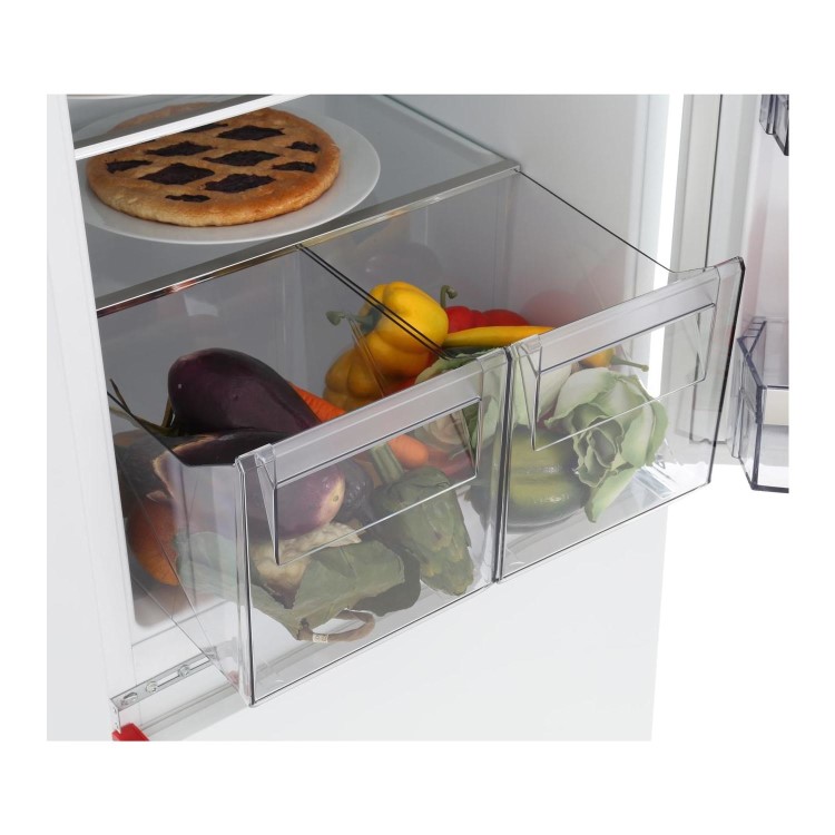 AEG SCB61811LS 54cm Wide 60-40 Integrated Upright Fridge Freezer - White