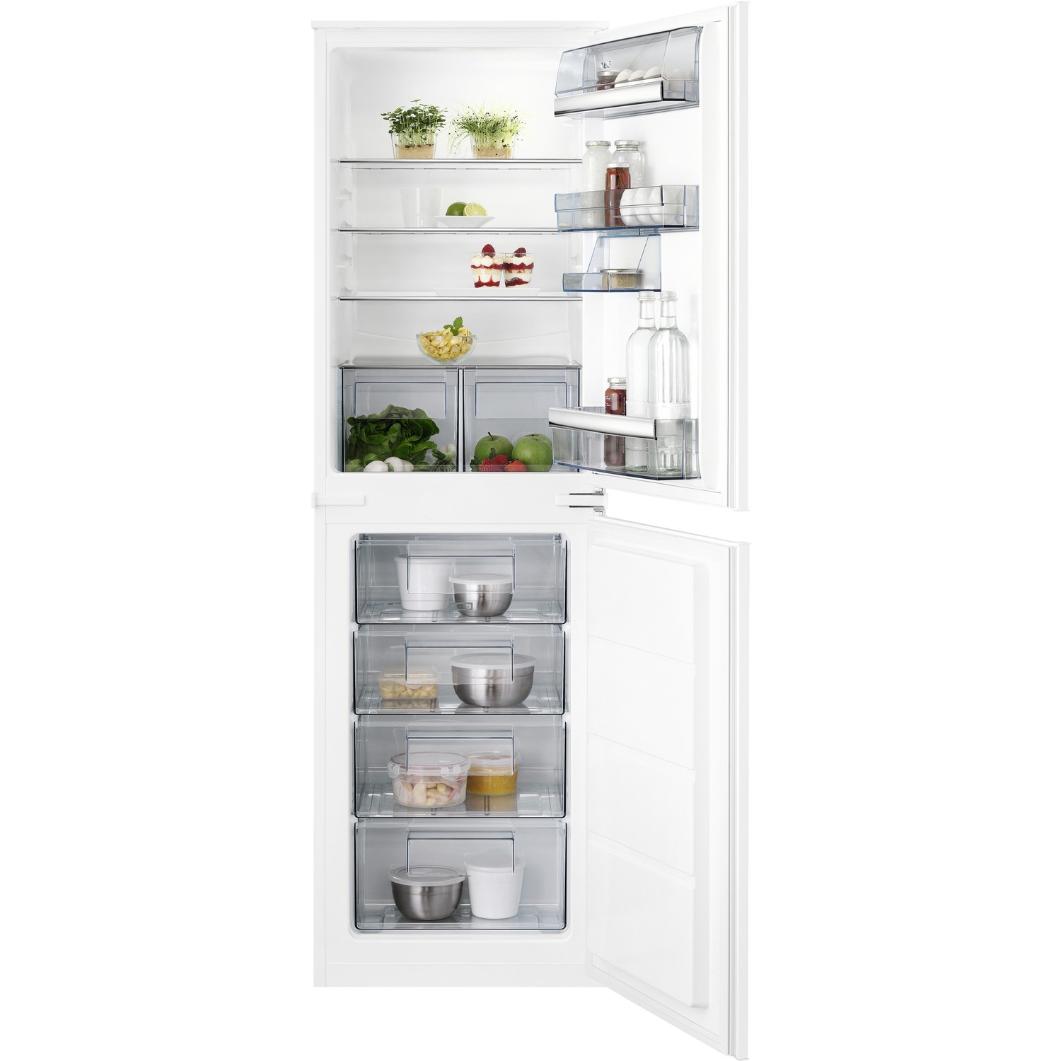 AEG 206 Litre 50-50 Integrated Fridge Freezer