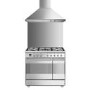Smeg Concert 90cm Dual Fuel Range Cooker - Stainless Steel