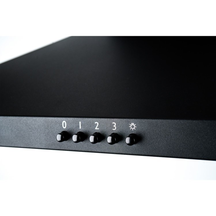 CDA 60cm Chimney Cooker Hood - Black