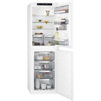 AEG SCE81812NS 54cm Wide Frost Free 50-50 Integrated Upright Fridge Freezer - White