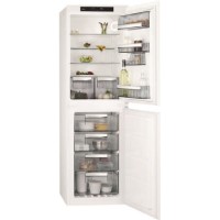 GRADE A2 - AEG SCE8181VNS 50-50 Integrated No Frost Fridge Freezer - Sliding Rail
