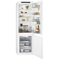 AEG SCE81824TS 54cm Wide Frost Free 60-40 Integrated Upright Fridge Freezer - White