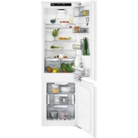 AEG SCE81864TC 56cm Wide Frost Free 60-40 Integrated Upright Fridge Freezer - White