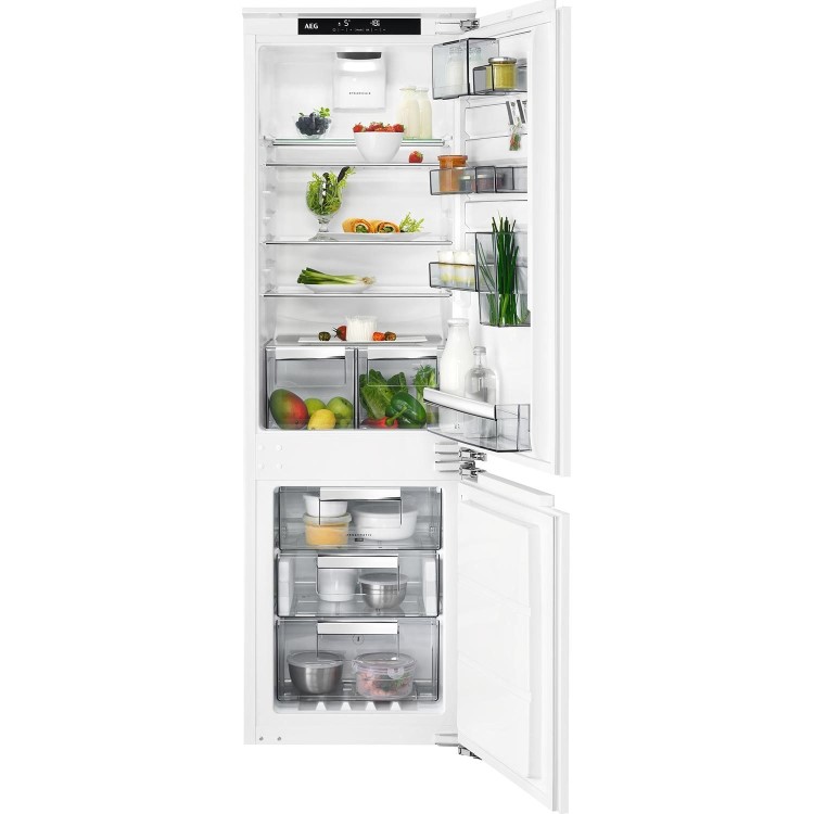 Refurbished AEG SCE818C5TC Integrated 245 Litre 70/30 Fridge Freezer