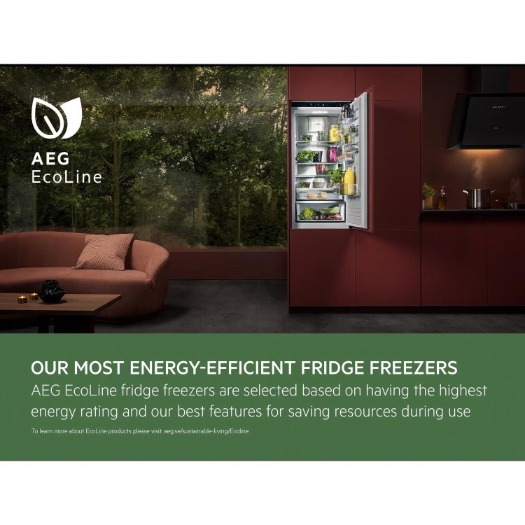 Refurbished AEG SCE818C5TC Integrated 245 Litre 70/30 Fridge Freezer