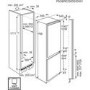 Refurbished AEG SCE818C5TC Integrated 245 Litre 70/30 Fridge Freezer