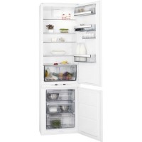 AEG SCE81911TS 54cm Wide Frost Free 70-30 Integrated Upright Fridge Freezer - White