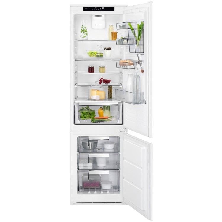 AEG SCE81928TS 70-30 Integrated Fridge Freezer - Sliding Rail