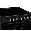GRADE A2 - Servis SCF60K 60cm Double Oven Electric Cooker With Ceramic Hob - Black