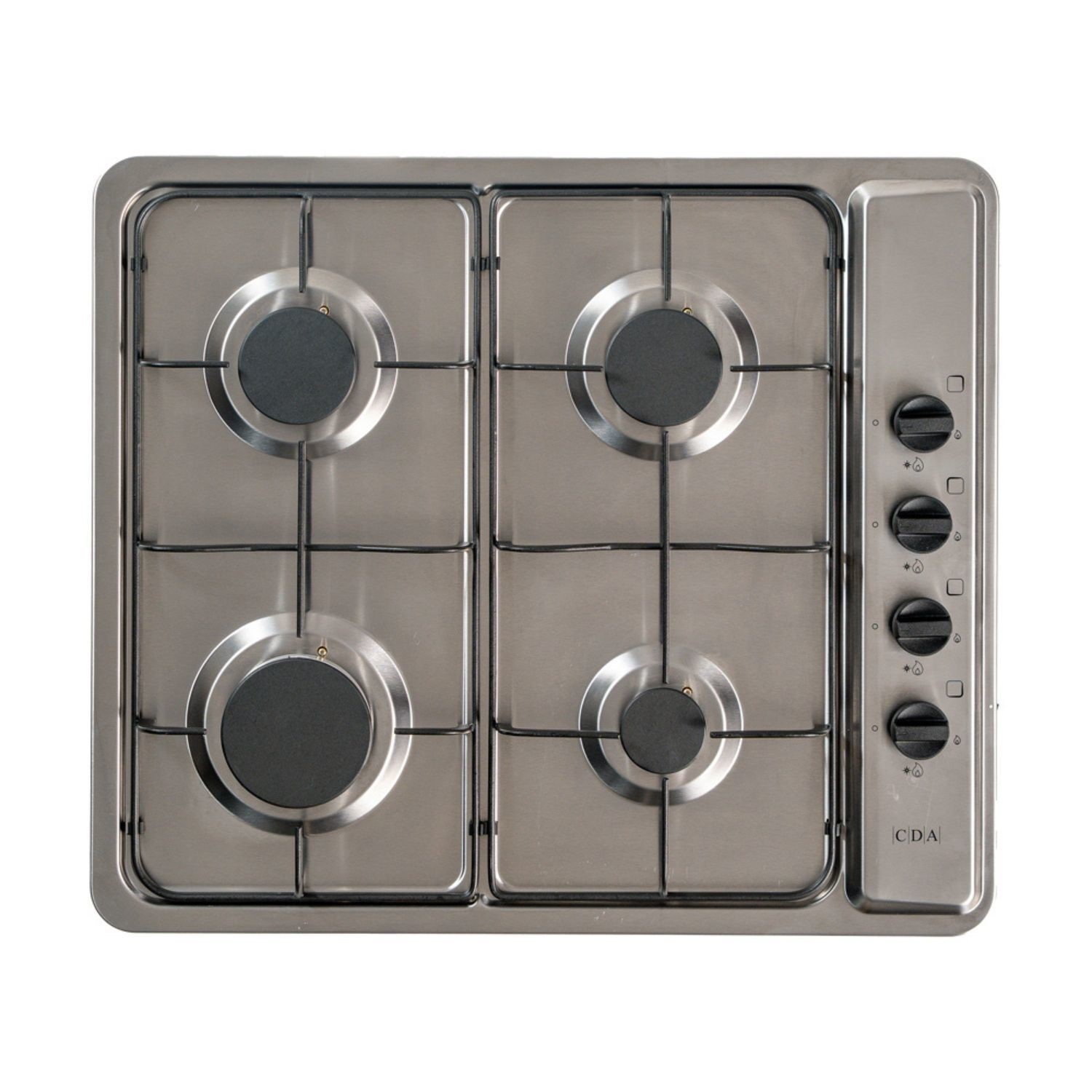 60cm 4 Burner Gas Hob Stainless Steel