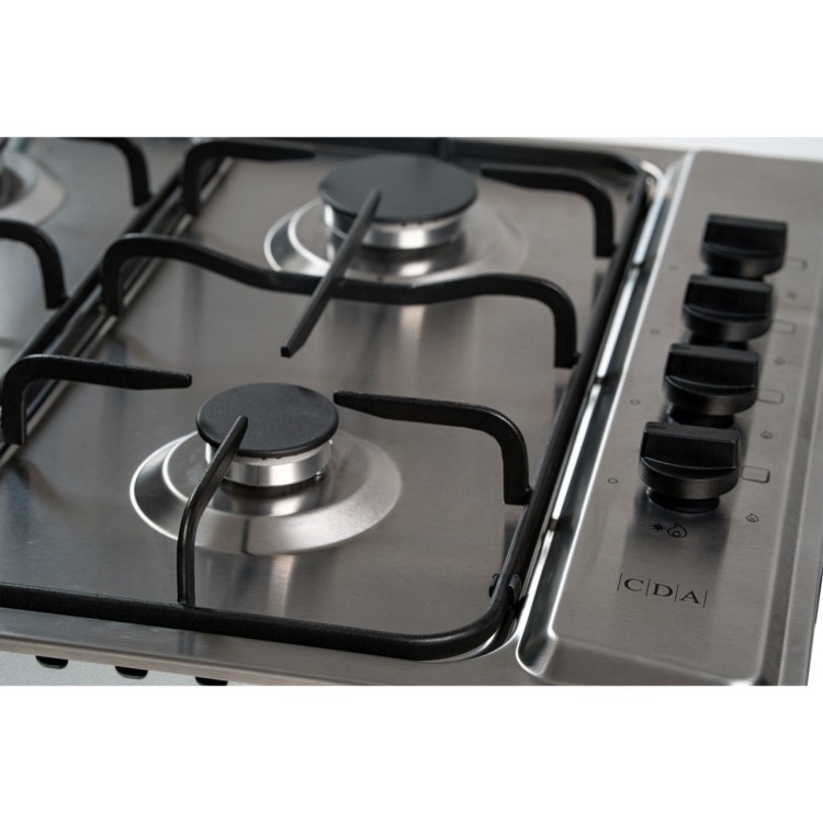 CDA 60cm 4 Zone Gas Hob