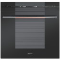 SCP115A-1 Smeg SCP115A-1 Linea-elite Pyrolytic Multifunction Electric Single Oven in Black