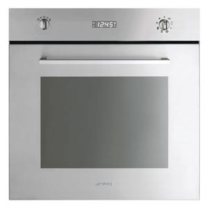 Smeg SCP496X-8 Cucina Pyrolytic Electric Built-in Single Oven - Stainless Steel