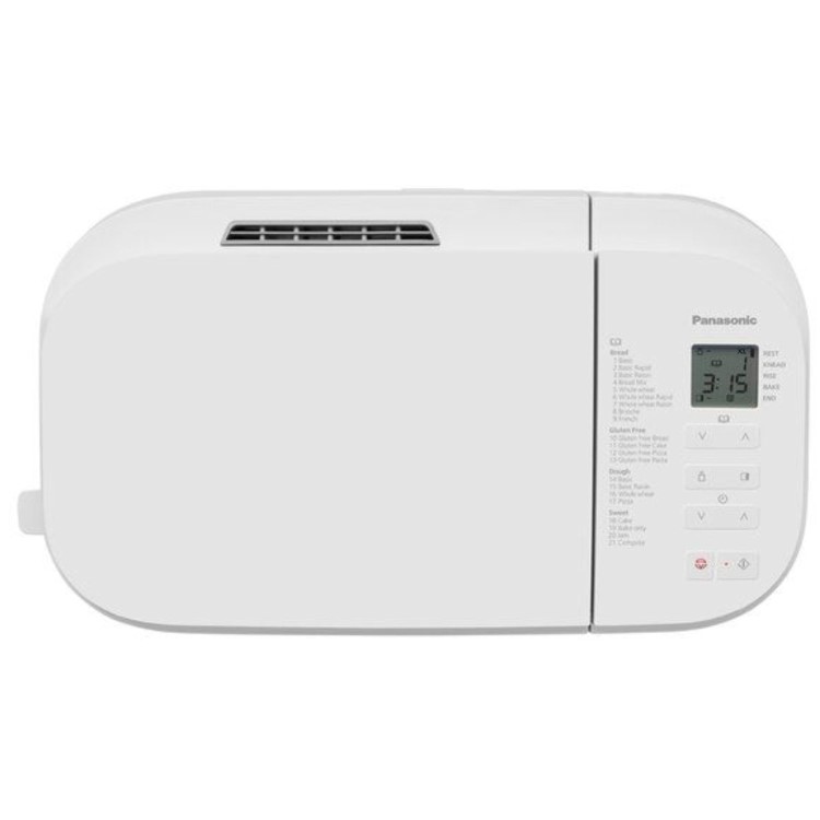 Panasonic SD-B2510WXC Automatic Bread Maker with 21 Programmes – White