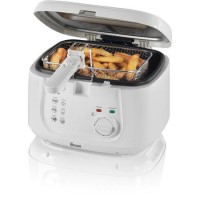 Swan SD6080N 2.5L Square White Deep Fat Fryer