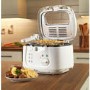 Swan SD6080N 2.5L Square White Deep Fat Fryer