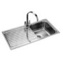 Rangemaster Stainless Steel Inset Kitchen Sink with Kitchen Mixer Tap Set 