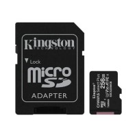 Kingston Canvas Select Plus 256GB UHS-I Micro SD Memory Card + SD Adapter