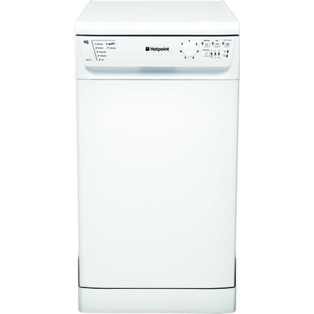 Hotpoint SDL510P Aquarius 10 Place Slimline Freestanding Dishwasher in White