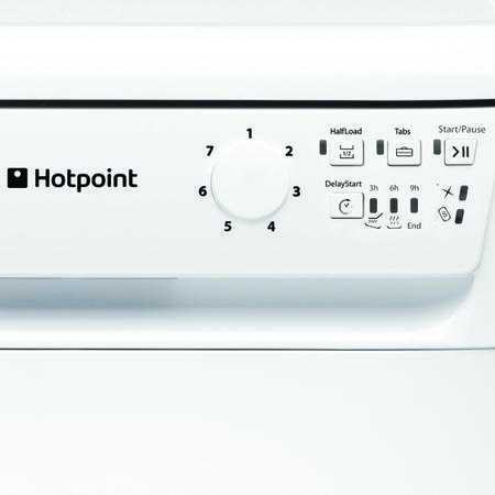 Hotpoint SDL510P Aquarius 10 Place Slimline Freestanding Dishwasher in White