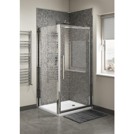 Claritas 8 Glass Sliding Shower Door 1000 x 1950mm- 8mm Glass