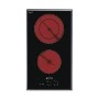 GRADE A2 - Smeg SE2321TE2 30cm Two Zone Ceramic Hob