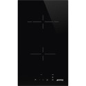 SE232TD2 Smeg 30cm 2 Zone Domino Ceramic Hob
