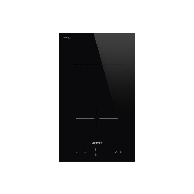 Refurbished Smeg SE232TD 30cm Straight Edge Glass Ceramic Hob with Touch Controls
