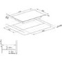 Refurbished Smeg SE232TD 30cm Straight Edge Glass Ceramic Hob with Touch Controls
