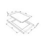Smeg SE2640TD2 Cucina 60cm Touch Control Ceramic Hob with Straight Edge Glass