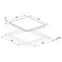 Smeg SE2664CX2 60cm 4 Zone Wafer Thin Frame Ceramic Hob with Touch Controls