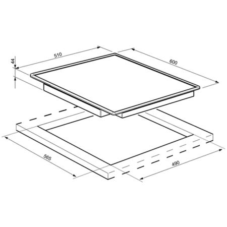 Smeg SE2664TC2 Touch Control 60cm Ceramic Hob