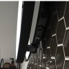 Sensio Aspect Round Black LED Heated Bathroom Mirror 600mm