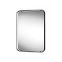 Sensio Aspect Rectangular Black LED Heated Bathroom Mirror 700 x 500mm
