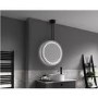 Sensio Ivy Round Ceiling Hanging Heated Bathroom Mirror with Lights 600mm