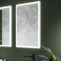 Sensio Eclipse Single Door Recessed Mirrored Bathroom Cabinet with Lights & Shaver Socket 700 x 500mm Sensio Eclipse Single Door Recessed Mirrored Bathroom Cabinet with Lights & Shaver Socket 700 x 500mm