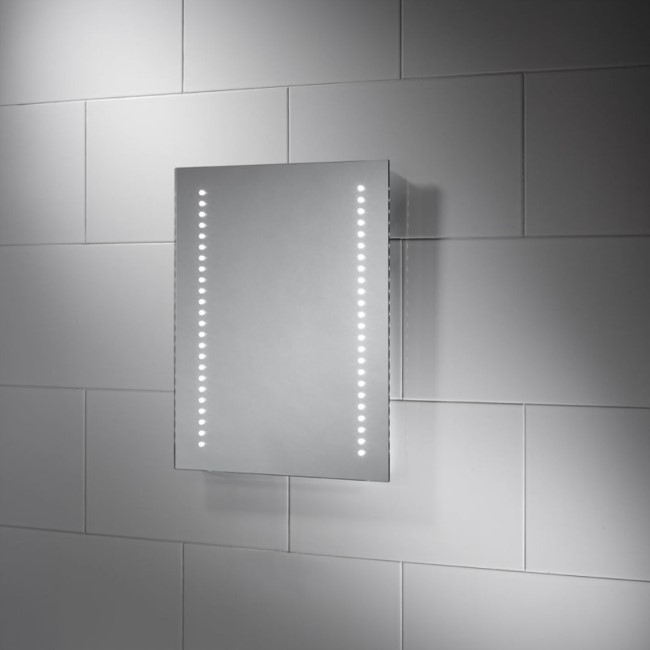 LED Bathroom Mirror Battery Operated - 390 x 500mm - Sensio Isla