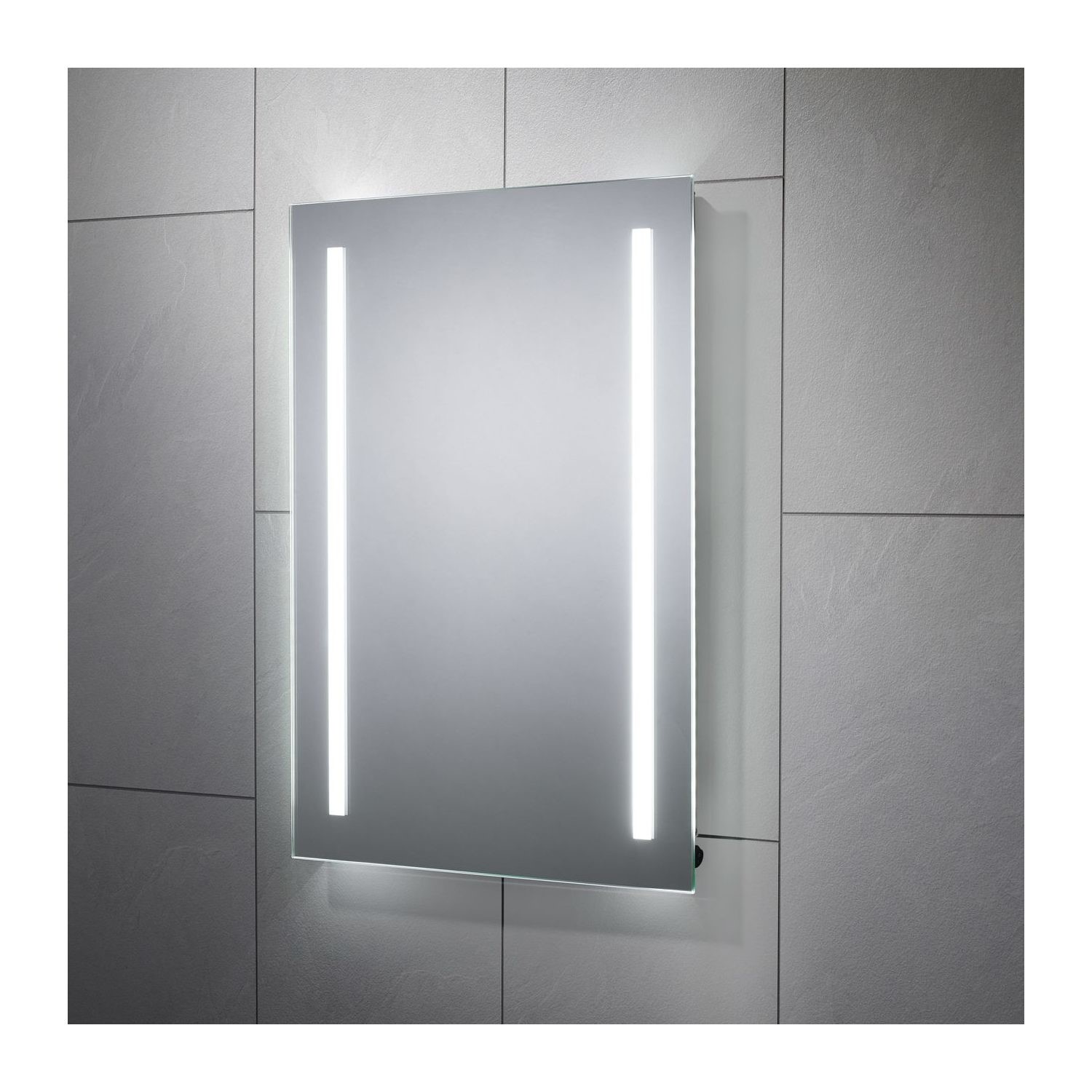 LED Bathroom Mirror Battery Operated 500 x 700mm - Sensio Gina