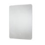 GRADE A1 - Rectangular Backlit LED Bathroom Mirror with Demister & Shaver Socket 800 x 600mm - Sensio Reagan