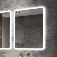 Sensio Libra Rectangular Heated Bathroom Mirror with Lights Ultra Slim 800 x 600mm Sensio Libra Rectangular Heated Bathroom Mirror with Lights Ultra Slim 800 x 600mm