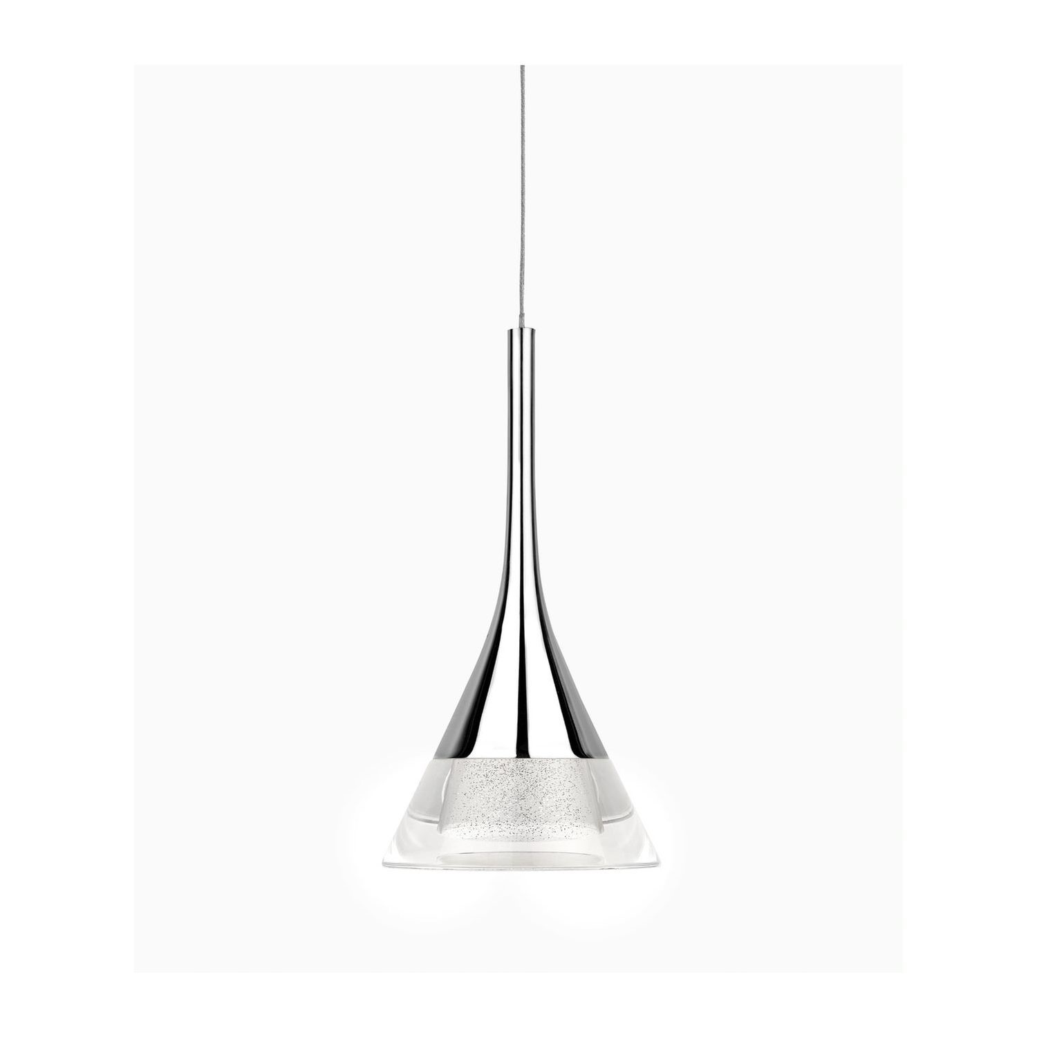 IP44 Glass Bathroom Pendant Light - Zirconia