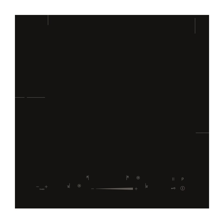 Refurbished Smeg SE484EMTD 77cm 4 Zone Ceramic Hob