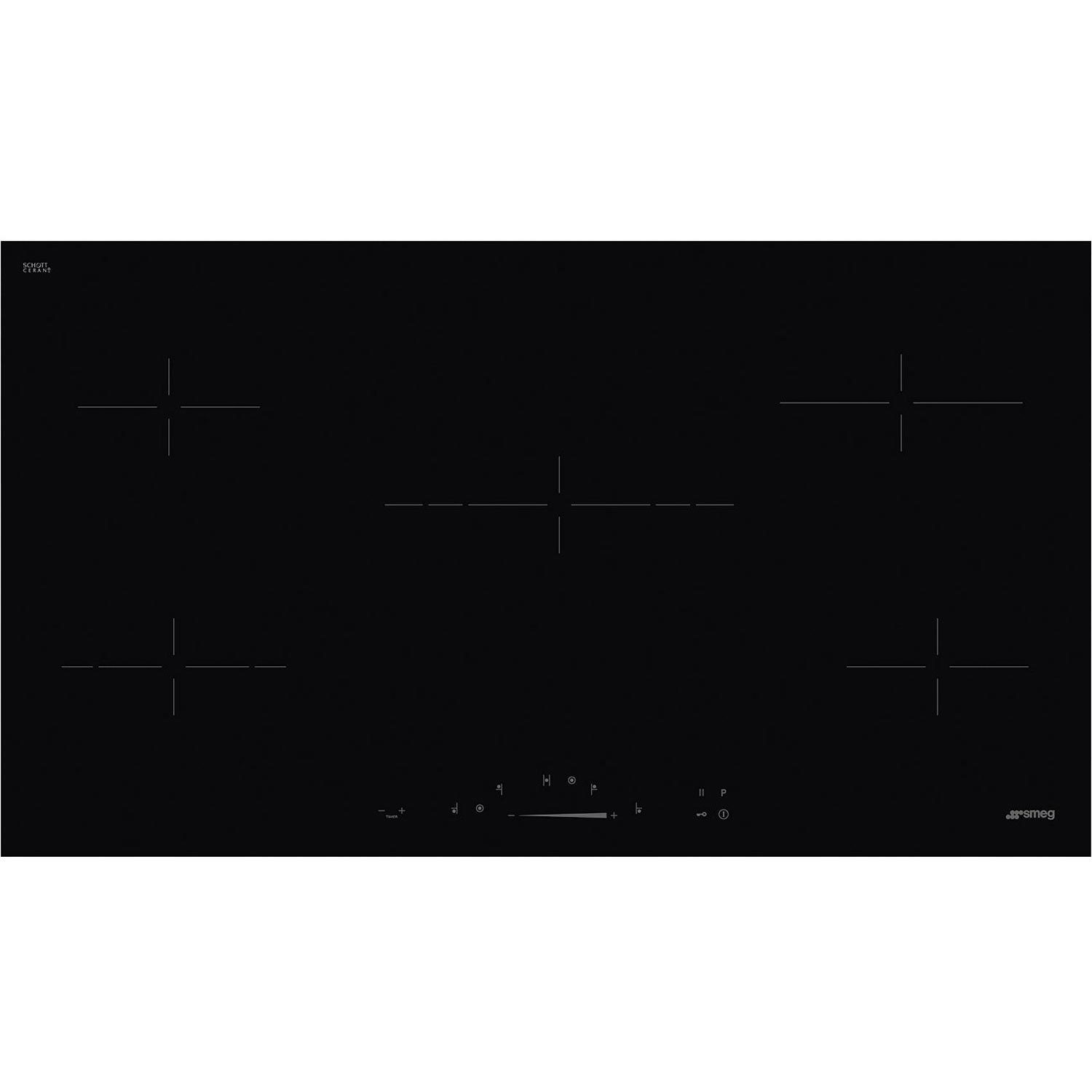 Smeg SE495ETD 90cm 5 Zone Ceramic Hob